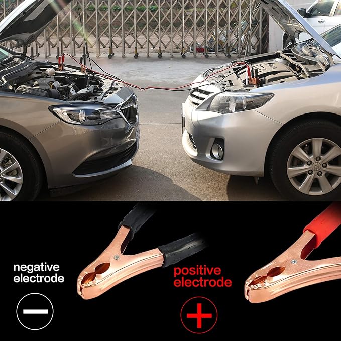 AUTODECO Car Roadside Emergency Kit – Premium, with Jumper Cables, Tow Strap, etc