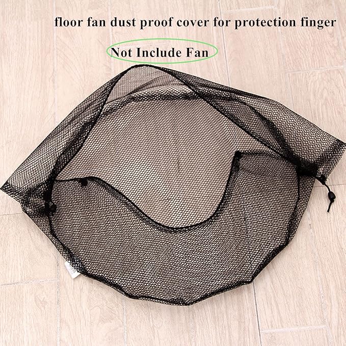Net Mesh Cover for 12 Inch Floor Fan ,12" Dustproof Fan Mesh Cover,Children Finger Safety Protection Fan Covers for 12 in Commercial Floor Fan for for Bedroom,Garage,Basement,Work Shop,1 Pack