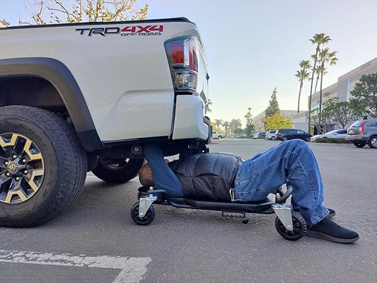 Powerbuilt Big Wheel Creeper, Overlanding, Off Road Wheels, Adjustable Head Rest - 642955ECE