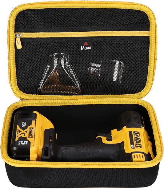 Mchoi Hard Case Suitable for DEWALT 20V MAX Cordless Heat Gun (DCE530B) / 20V MAX XR Impact Driver DCF887B DCF845B,Case Only