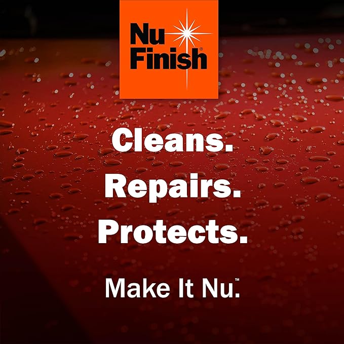 Nu Finish Exterior Finishing Car Kit, Car Care Kit Buffs Out Scratches, Includes Nu Finish Scratch Doctor Clear Coat Scratch Remover and Once A Year Car Polish, 2 Count