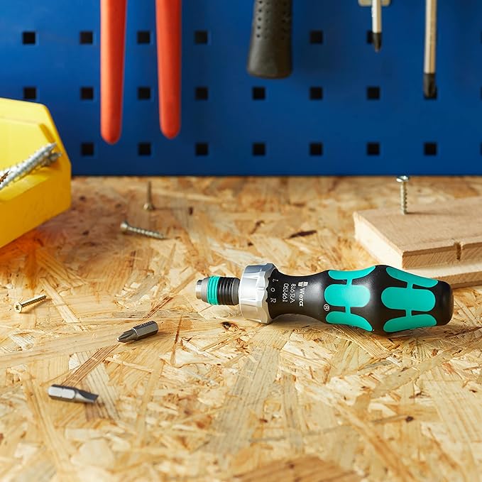 816 RA HAND-HELD BIT HOLDER WITH RATCHET FUNC.