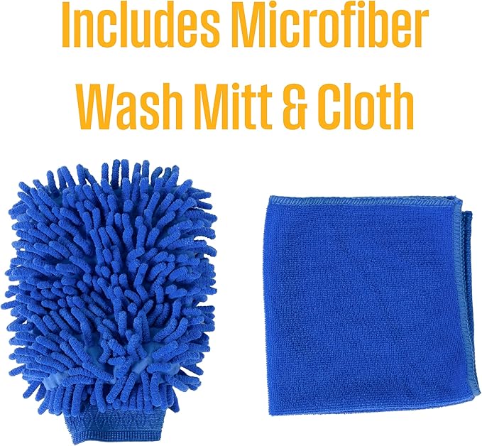 Westinghouse Auto Pressure Washer Accessory Kit; Auto Foam Soap Cannon with Quick Connect, Microfiber Wash Mitt, Auto Detailing Towel; Fits Most Gas and Electric Pressure Washers
