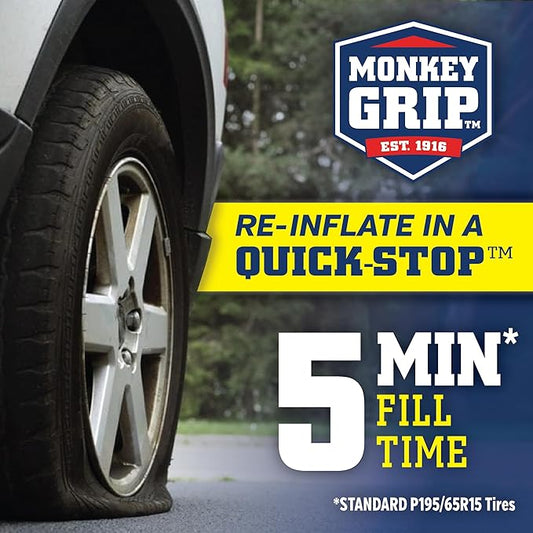 Bell Automotive 22-5-17030-MG Monkey Grip Quick Stop Tire Inflator, Multi, One Size