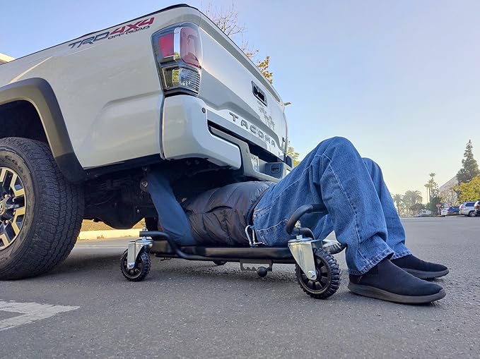 Powerbuilt Big Wheel Creeper, Overlanding, Off Road Wheels, Adjustable Head Rest - 642955ECE