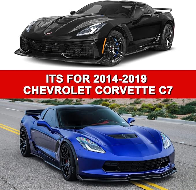 Car Cover Indoor Compatible with Corvette C7 2014-2019, Stingray, Z51, Z06, Grand Sport Corvettes Stretch Satin DustProof Protection Ultimate Custom Full Car Cover for Underground Garage Car Show(Red)
