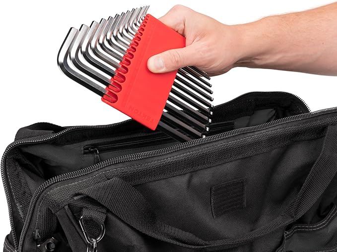 TEKTON Ball End Hex Key Set with Holder, 15-Piece (1.3-10 mm) - Chrome Finish | KLX91201