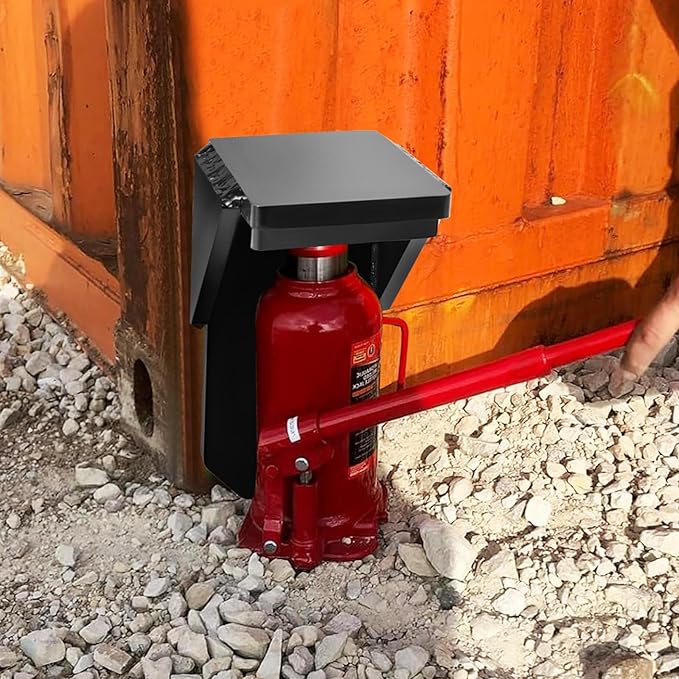 Shipping Container Jack Lug,2 Pack Shipping Container Leveling Jacks,Shipping Container Accessories,Jack Leveling Attachment with Ground - Fast & Easy Solution to Lift Up Containers Chassis
