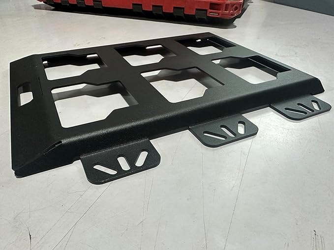 NyVoozy for milwaukee packout wall mount Packout Mounting Plate, Metal Base for Milwaukee Toolboxes, milwaukee mounting plate Wall or Floor Mount (1 Half Width Black)