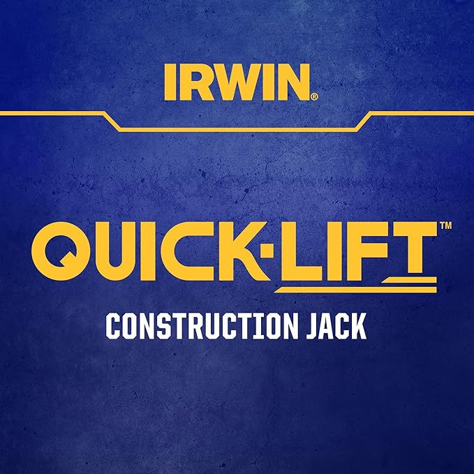 IRWIN Quick-Lift Construction Jacks, Hand Lifting Jack Tool, Multifunctional, Lift up to 10" and Capacity 330 lbs, Pack of 2 (IRHT83100-2)