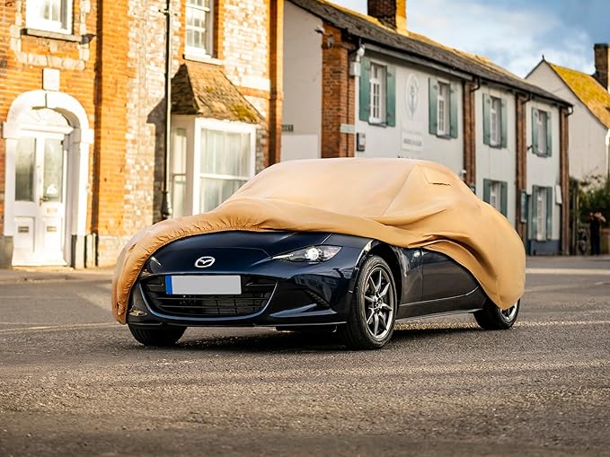 Heavy Duty Outdoor Car Cover Custom Fit for 2005-2019 Mazda MX-5,Windproof All Weather Waterproof Sun Rain UV Dust Snow Protection Outdoor Car Covers