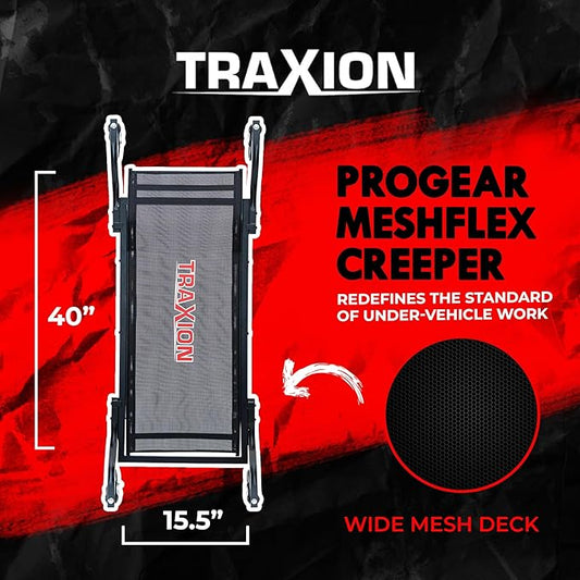 Traxion New Progear MeshFlex Creeper 400lb Capacity