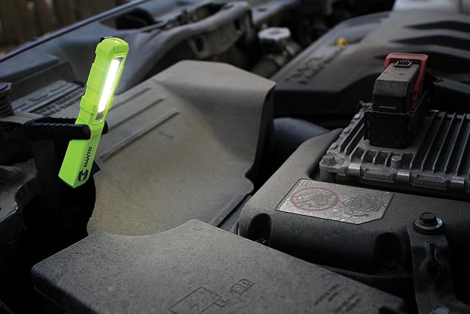 Clore Automotive Light-N-Carry LNCMINI "MANTIS" Rechargeable COB LED Work Light for Mechanics, HVAC Technicians, Plumbers, Contractors