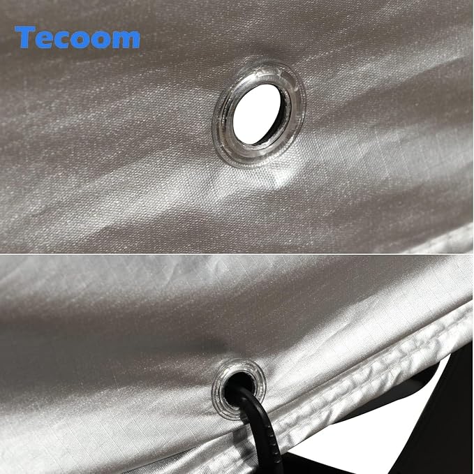 Tecoom Truck Cover Waterproof All Weather, Heavy Duty Pickup Cover Universal Fit for Ford F150, Toyota Tundra, Ram 1500, Chevy Silverado, Gmc Sierra 1500, Full Size Truck Length Up to 212"