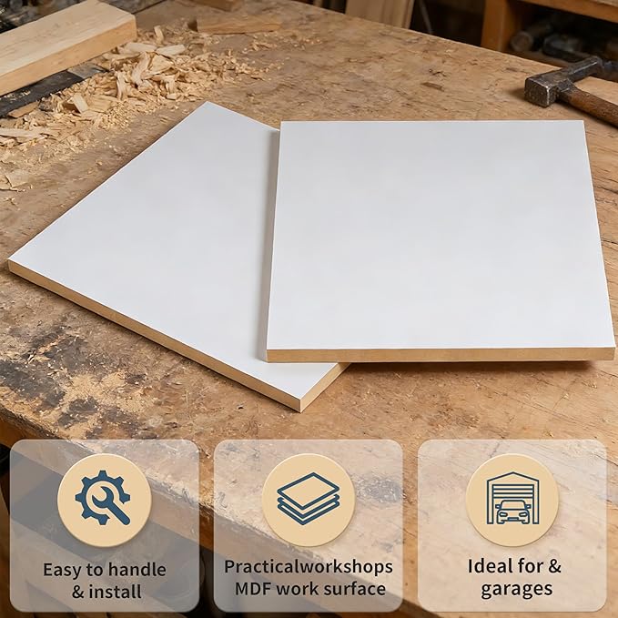 Replacement Table Top Set (2-Pack), 15-11/32" x 14" x 23/32" Thick, Smooth Work Surface, Compatible with VIGO POWER Tool Stands B0G52HW1VQ / B0G4CZTX3Y / B0DF52N7N2
