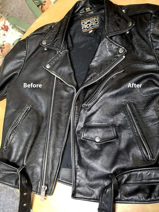 Skidmore’s Biker Edition Leather Cream | All Natural Formula Cleans, Conditions, and Protects your Motorcycle | Made in USA