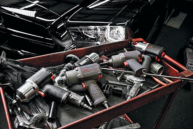Ingersoll Rand 2135QXPA 1/2" Air Impact Wrench, Quiet, 1,100 ft-lbs Nut-Busting Torque