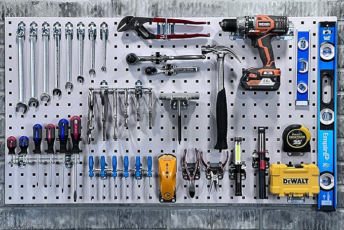 Triton Products LockHook Steel Pegboard Hook Assortment Kit - 46 Piece