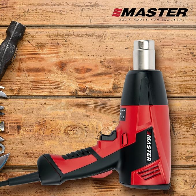 Master Appliance Proheat PH-1100A Professional Industrial Electric Heat Gun, Quick Change Heating Element, Temp 1200F & 600F, 1560 Watts, 120V, 13A, Engineered in the USA