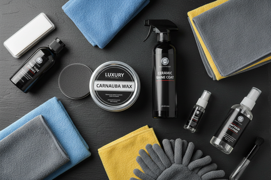 Car wax and ceramic spray coating products — paint protection comparison