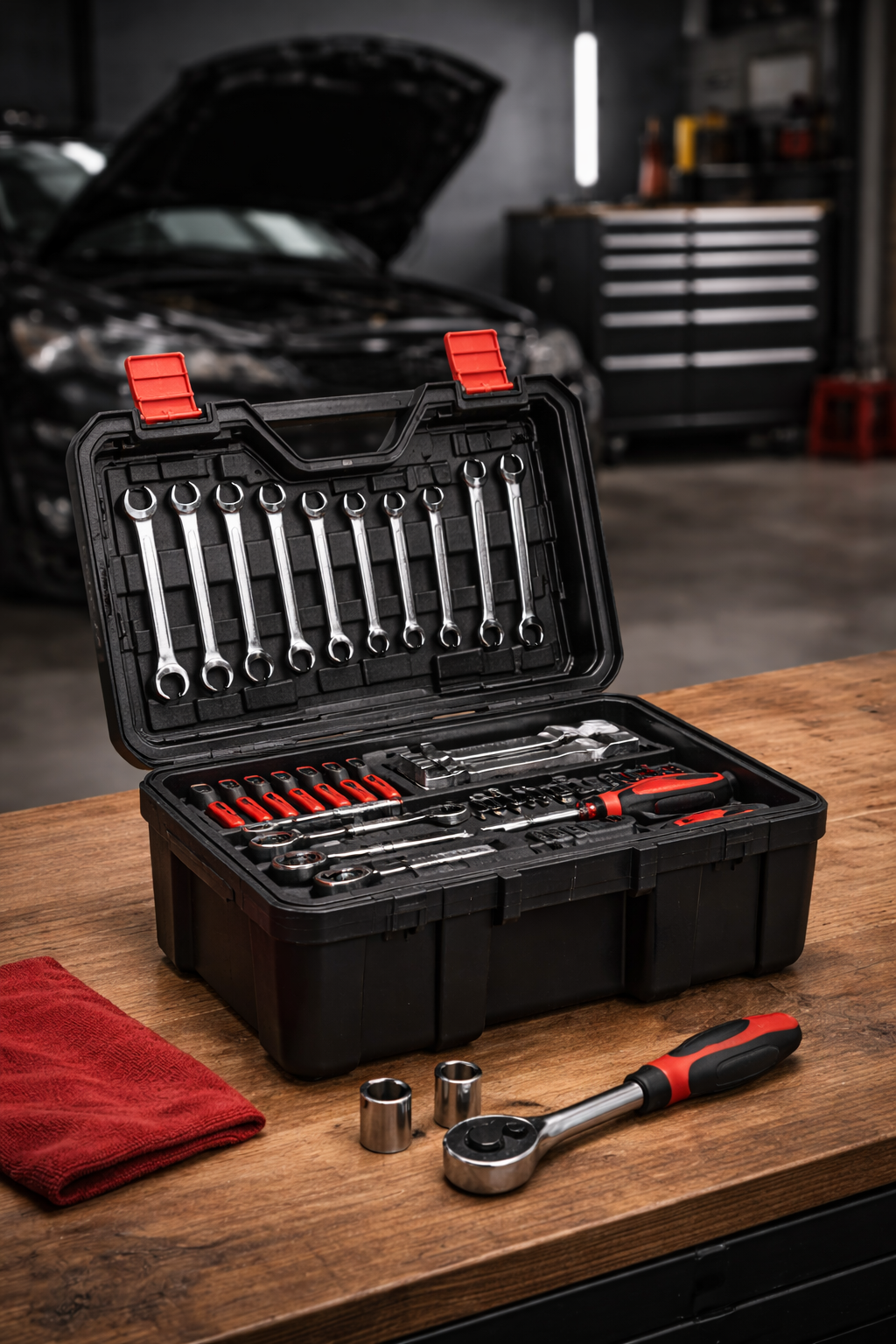 Durable tool box used for storing and transporting tools