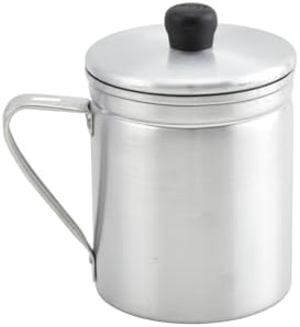 IMUSA USA 1.5 Quart Aluminum Grease Dispenser, Silver