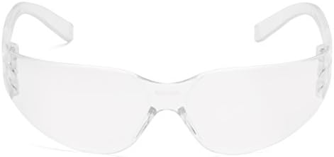 Pyramex Intruder Safety Eyewear Clear Frame Full Foam Padding Clear Anti-Fog Lens