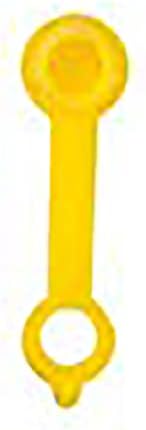 PROLUBE - CAP/GFT/YE/ST-50 Grease Fitting Cap – Yellow | Extra Long | Keep Contaminants Out | 50 Pack (46702)