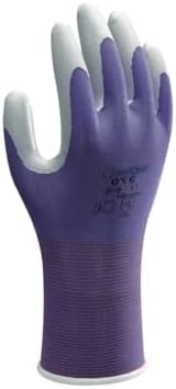 SHOWA Atlas 370B Professional Nitrile Work Gloves,for Landscaping, Gardening & Assembly, General Purpose Gloves