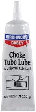 Birchwood Casey Choke Tube Lube Grease, 0.75oz Universal Gun Lubricant for Choke Tube Stuck Prevention, Galling & Corrosion Protection