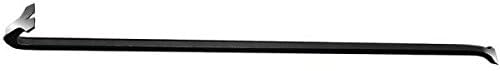 Edward Tools Gooseneck Wrecking Bar - Extra strength drop forged steel pry bar for easier demolition - Gooseneck for added ripping bar leverage - Nail puller end/chisel end - Rust proof (30 Inch)
