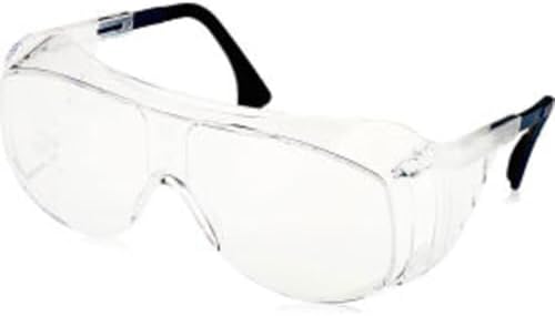Honeywell Uvex Ultra-Spec 2001 OTG (Over-the Glass) Visitor Specs Safety Glasses with Clear Uvextreme Anti-Fog Lens (S0112C)