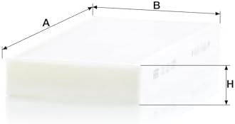 MANN-FILTER CU 23 005-2 Cabin Air Filter - Particulate Filter