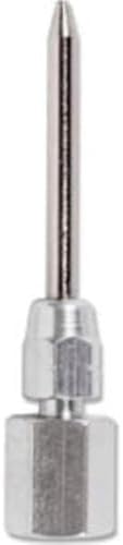 Groz Needle Nose Grease Dispenser, 1-1/2" Length, 6,000 PSI, Hand Grease Gun Adapter for CV Joints and Hard-to-Reach Hydraulic Fittings (44861)