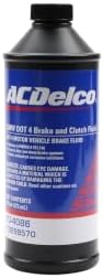 ACDelco 798696 GM Original Equipment 10-4086 DOT 4 Hydraulic Brake and Clutch Fluid - 16 oz