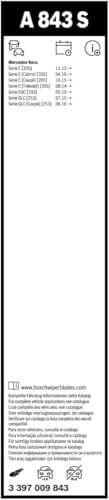 BOSCH 3397009843 AeroTwin Wiper Blade Combo Pack - Set of 2 (22" & 22")
