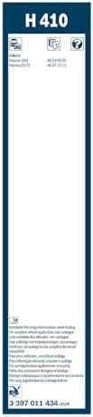 BOSCH H410 OE Specialty Rear Wiper Blade - 16" (Single)