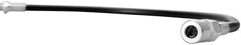 PROLUBE 18-inch Grease Gun Hose with 4-Jaw Coupler | 1/8” NPT Thread | for use with Hand Operated Grease Guns | 3,500 PSI Working Pressure (43651)