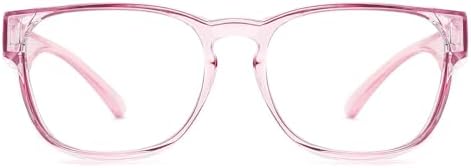 Alsenor Safety Glasses Anti Fog Goggles Fit Over Prescription Eyewear Blue Light Blocking Oversized Eyeglasses For Men Women (Oversized-Purple)