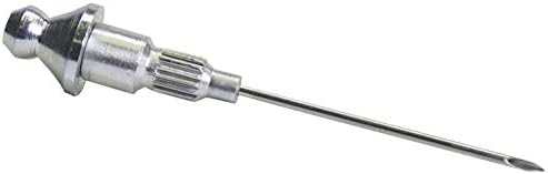 Groz PROLUBE Grease Injector Needle, 1-1/2 Inch Stainless Steel, 18-Gauge, 6,000 Max PSI, Grease Fitting Connection, Protective Sleeve Included, Pack of 2 (44880-2)