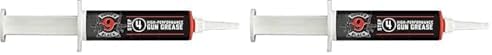 Hoppes HBGG Black Gun Grease, 12 CC Syringe (Pack of 2)