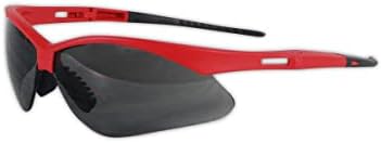 MAGID Y777RMGY Gemstone Y777 Wraparound Safety Glasses, Standard, Red Matte Finish (One Pair)