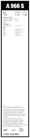 BOSCH 3397118966 AeroTwin Wiper Blade Combo Pack - Set of 2 (24" & 24")