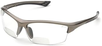 Elvex DeltaPlus Bifocal Safety Glasses RX-350, +2.5 Diopter (WELRX350C25)
