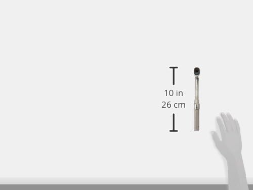 CDI 3/8 Inch Drive Adjustable Click Torque Wrench, Range 20-150 In Lbs / 2.8-15.3 Nm (1502MRMH)
