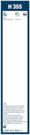 BOSCH H355 OE Specialty Rear Wiper Blade - 14" (Single)