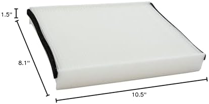ECOGARD XC36174 Premium Cabin Air Filter | Fits 2012-2018 Ford Focus 2.0L; 2013-2019 Escape 2.0L, 2.5L; 2017-2019 Escape 1.5L; 2014-2022 Transit Connect 2.5L