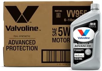 Valvoline Advanced Full Synthetic SAE 5W-30 Motor Oil 1 QT, Case of 6