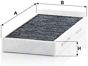 MANN-FILTER CUK 23 005-2 Cabin Air Filter - Pollen Filter with Activated Carbon