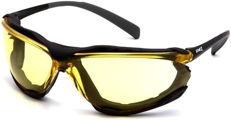 Pyramex Proximity Safety Glasses Eye Protection, Amber H2X Anti-Fog